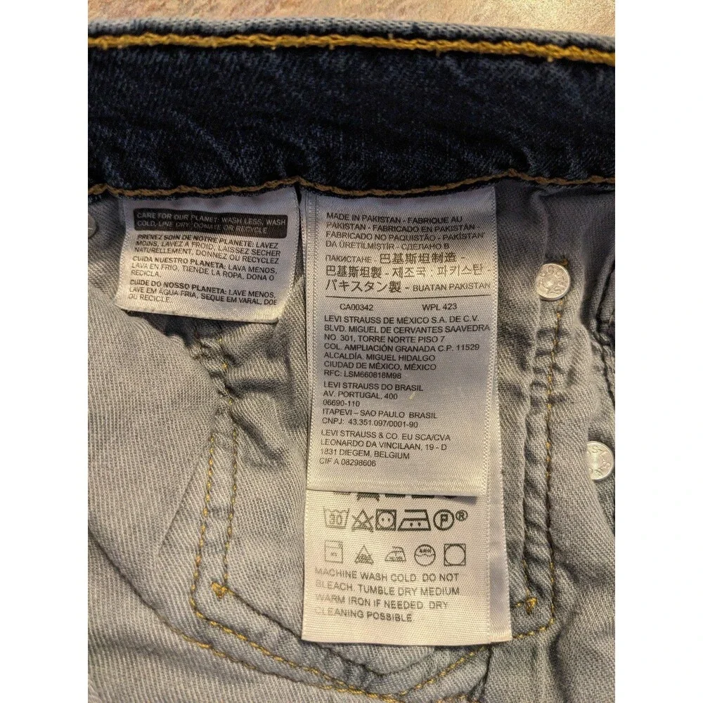 Levi's 511 Slim Fit Jeans Men's 32x32 Blue Denim Modern Classic Stretch Red Tag